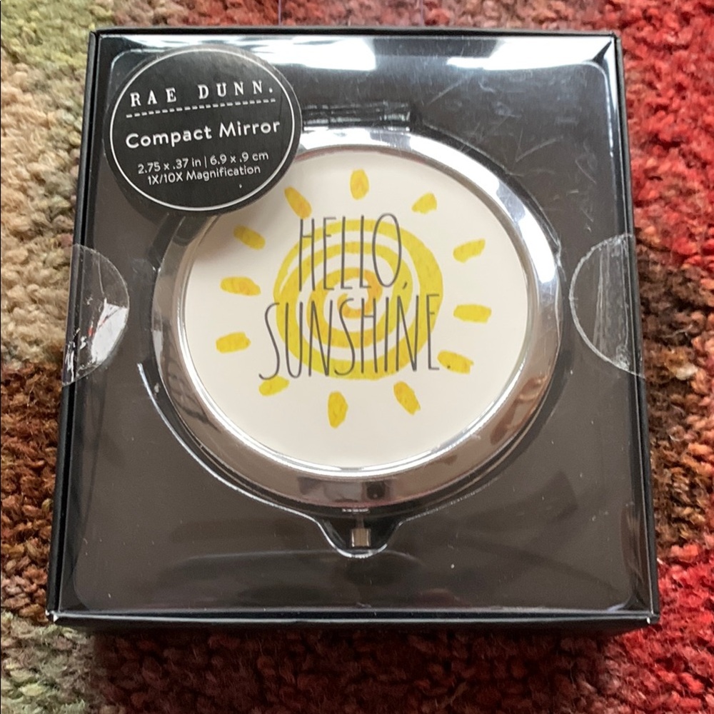 Rae Dunn 'Hello Sunshine' Compact Mirror